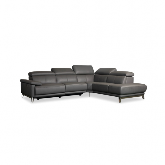 Riovanni Corner L Fabric Recliner Sofa