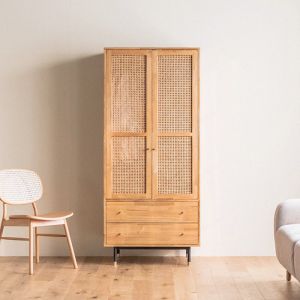 Bistro Rattan Wardrobe (Natural)