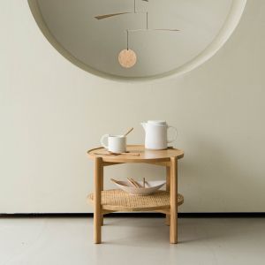 May Rattan Bohemian Side Table (Last New Piece Discount)