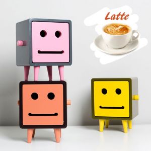 Macaron Ted 2 Latte Tissue Box