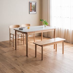 Hesse Dining Set 1400 (w 2 chairs & 1 bench)
