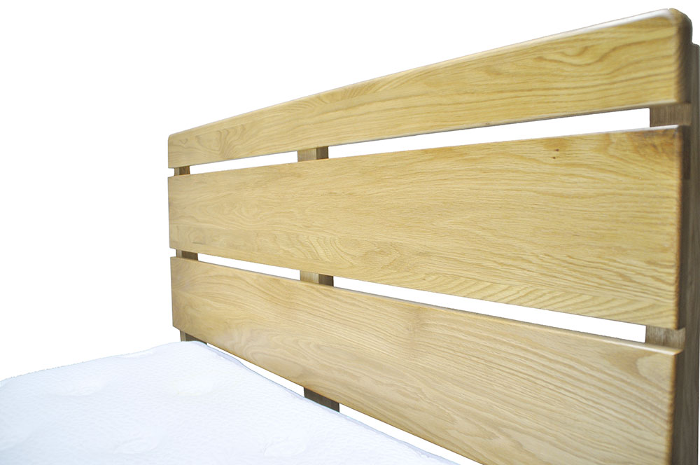 Yasu Nature Oak Minimalist Bed Frame