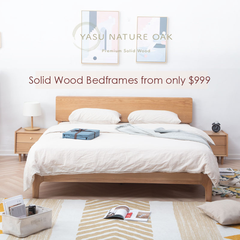 Yasu Solid Wood Bed Frame Collection